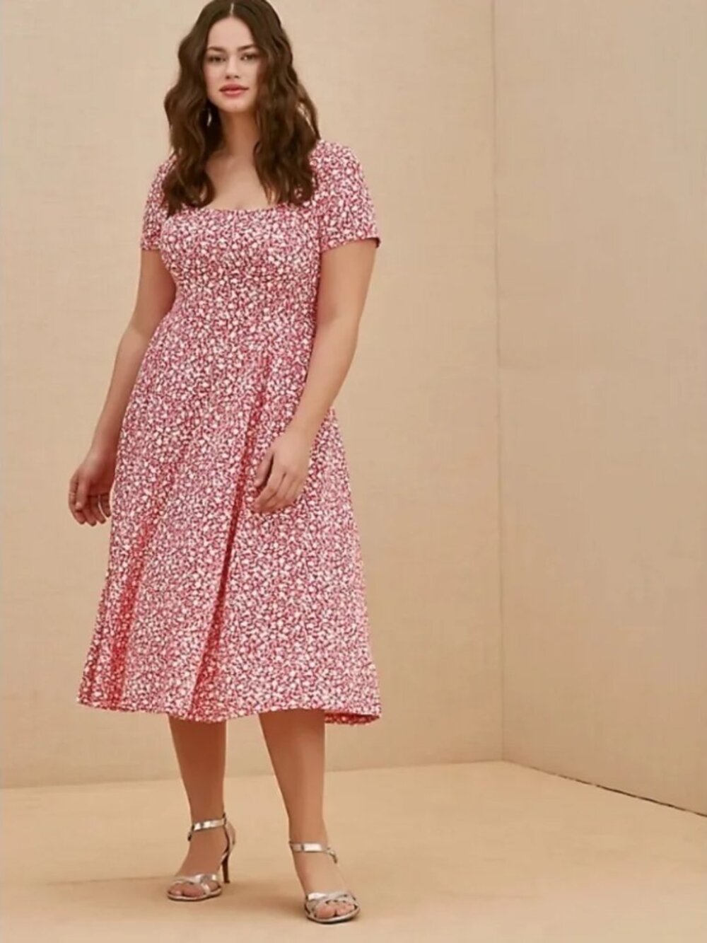 Torrid Scuba Knit Midi Dress
